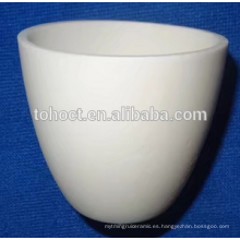 Crisol de cerámica en forma de arco de porcelana Al2O3 ZrO2 de alta calidad